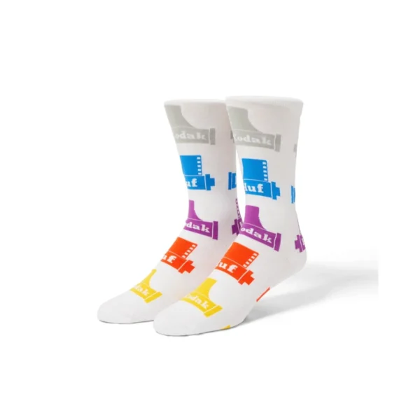 HUF Huf X Kodak Crew Sock (White)