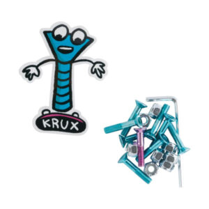 Krux Krome Phillips Hardware in Blue w Pink 1''