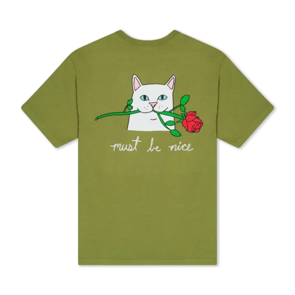 RIPNDIP ROMANTIC NERM TEE (LIGHT FOREST )