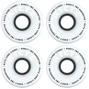 Ricta Skateboard Wheels 52mm Clouds 92A (Black)