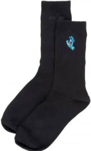 Santa Cruz Socks Screaming Mini Hand Black 42-45 EU