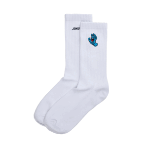 Santa Cruz Socks Screaming Mini Hand White 42-45 EU