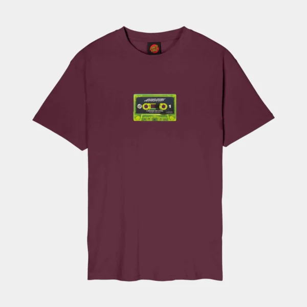 Santa Cruz T-Shirt Reason For Living Mixtape (DARK CHERRY)