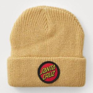 Santa Cruz Youth Beanie Youth Classic Dot Beanie KIDS (WHEAT)