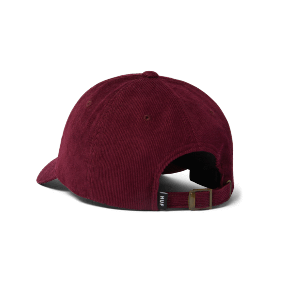 HUF OG 6 PANEL CV HAT CORDUROY (DEEP WINE)