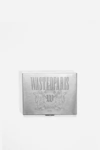 Wasted Paris CREST METAL CIGARETTE CASE (SILVER)