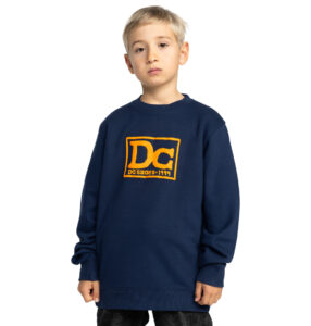 DC CREW SWEATSHIRT Tribute KIDS NAVY