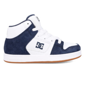 DC SHOES MANTECA 4 HI KIDS ( NAVY/WHITE )