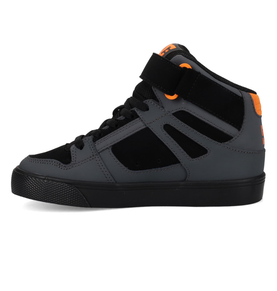 DC SHOES MANTECA PURE HI TOP KIDS (GREY/BLACK/ORANGE)