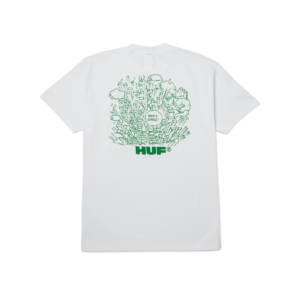 HUF WHAT A JUNGLE T-SHIRT (WHITE)