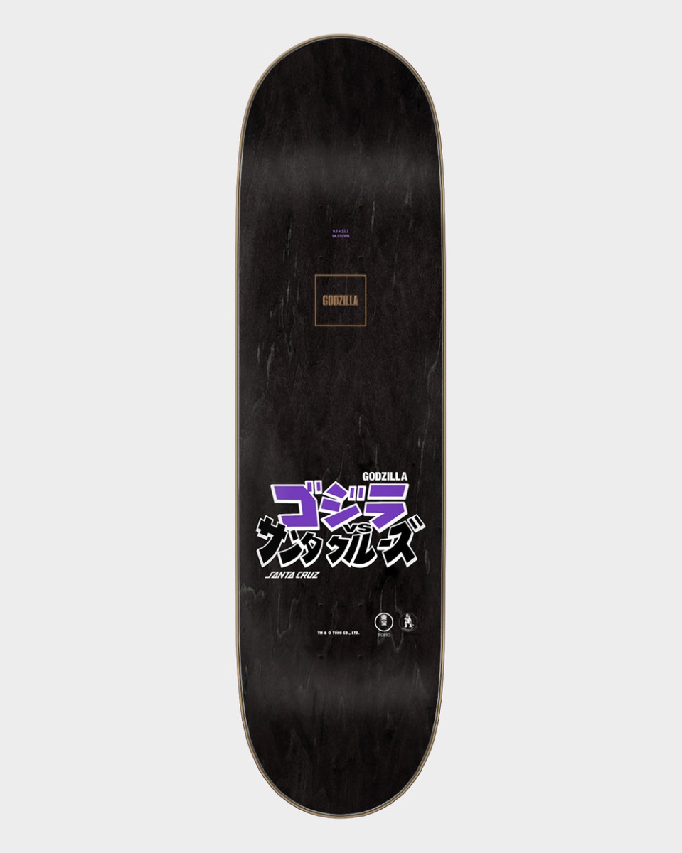 Santa Cruz X Godzilla Shin Knox Firepit Skateboard Deck 8.5" x 32.2"