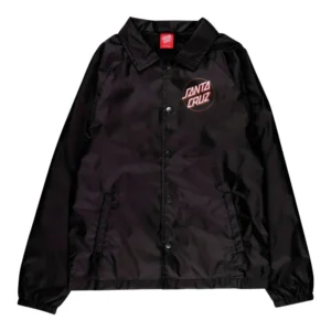 Santa Cruz Youth Jacket Partial Dot Coach Jacket KIDS (BLACK)