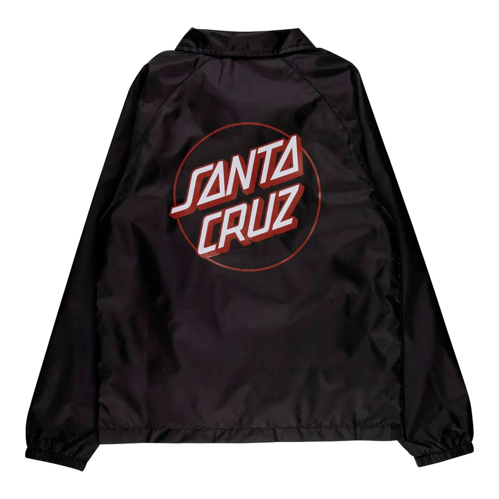 Santa Cruz Youth Jacket Partial Dot Coach Jacket KIDS (BLACK)