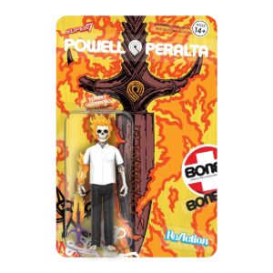 super 7 - Powell Peralta ReAction Figure Wave 3 Tommy Guerrero Flaming Dagger