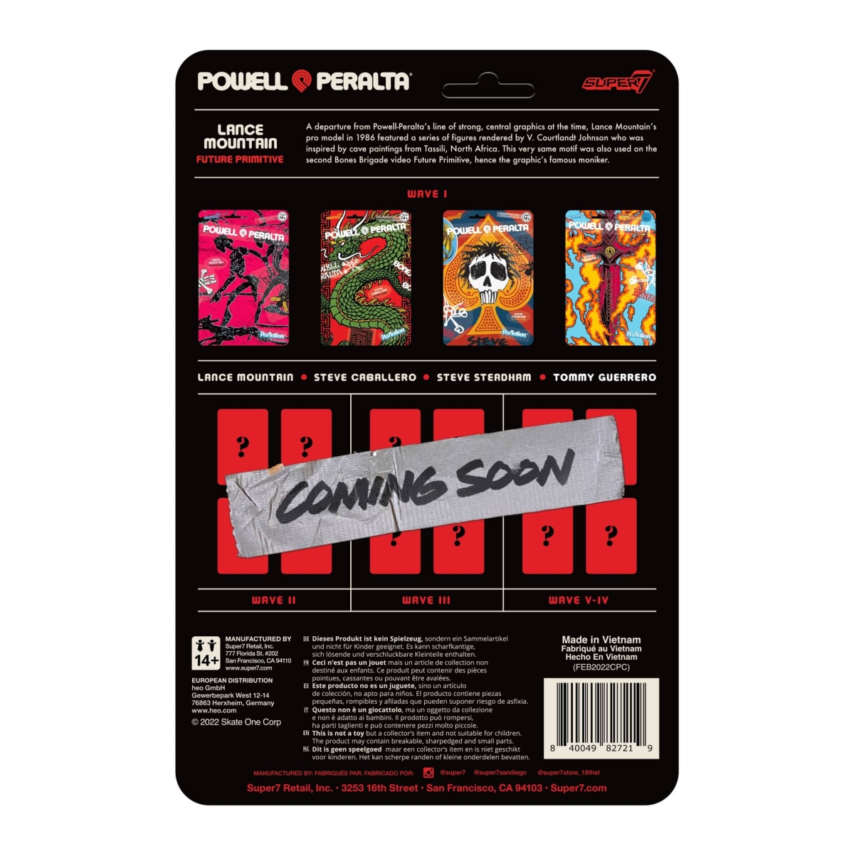 super 7 - Powell Peralta ReAction Figures Wave 1 Lance Mountain