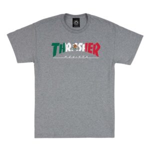 THRASHER MEXICO T-SHIRT (SPORT GREY)