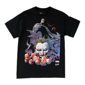 WELCOME X BATMAN HEADS UP T-SHIRT BLACK